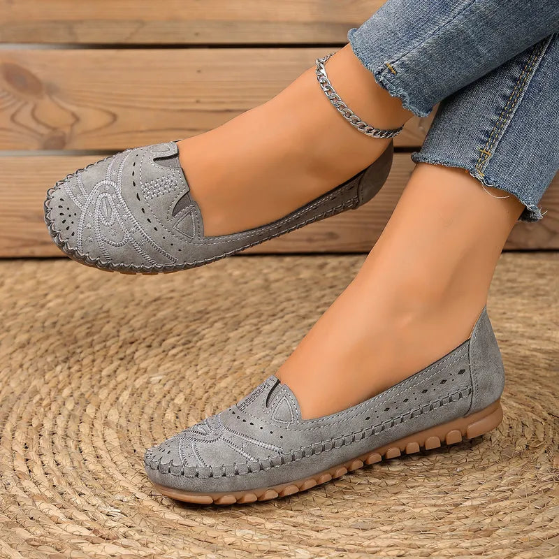 Women's Lightweight Breathable Orthopaedic Leather Shoes