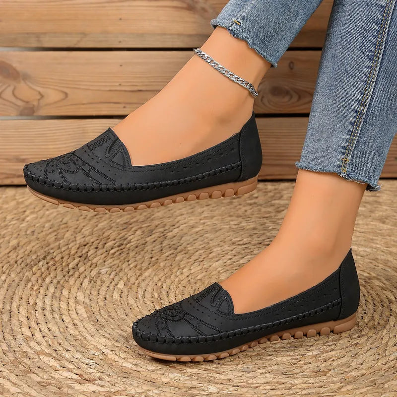 Women's Lightweight Breathable Orthopaedic Leather Shoes