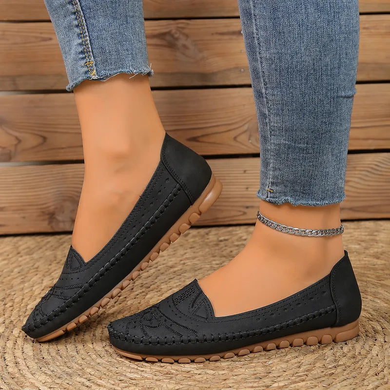 Women's Lightweight Breathable Orthopaedic Leather Shoes