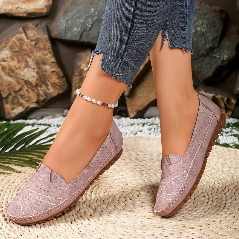 Women's Lightweight Breathable Orthopaedic Leather Shoes