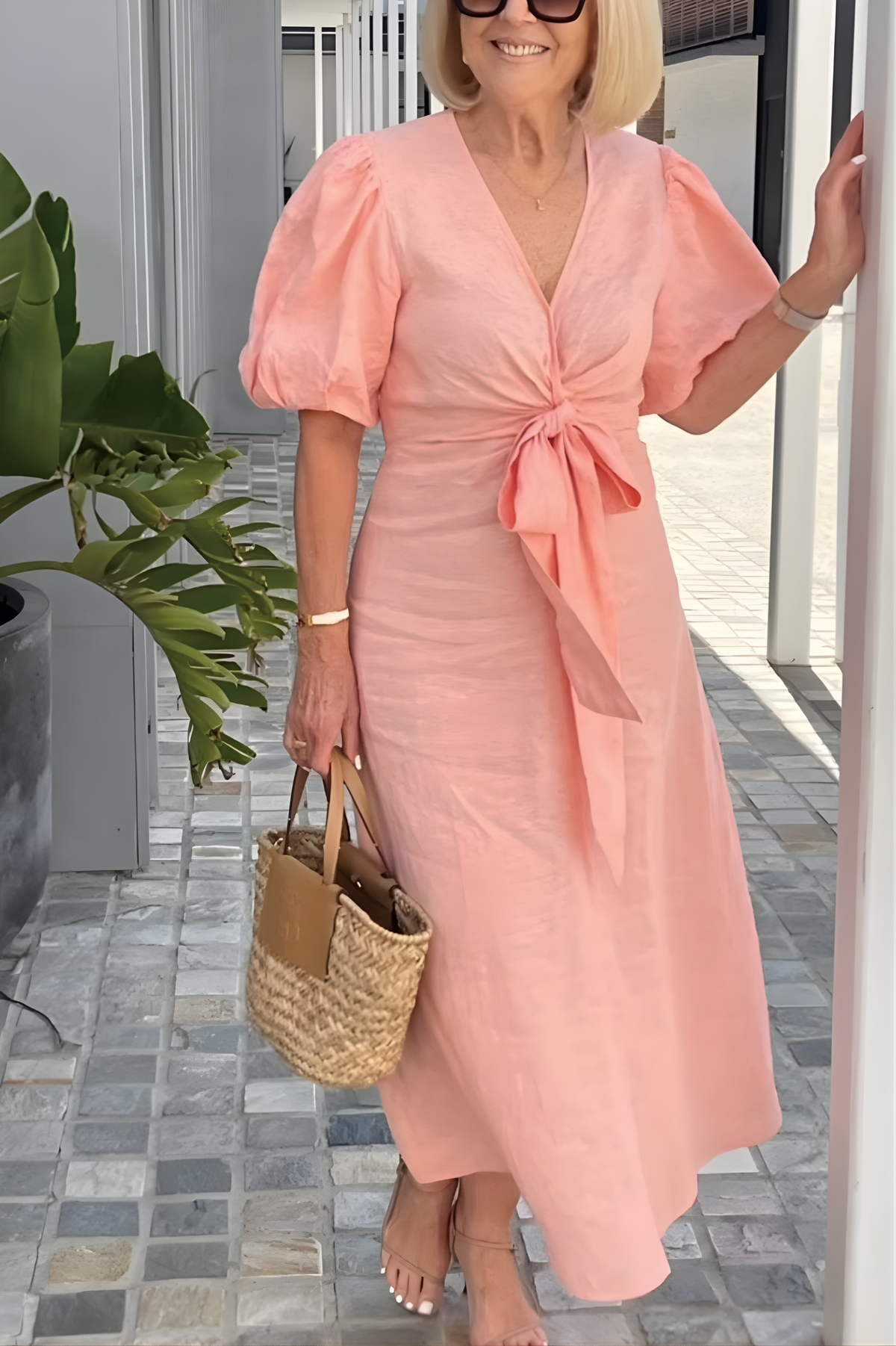 Siena™  V-Neck Sleeve Dress