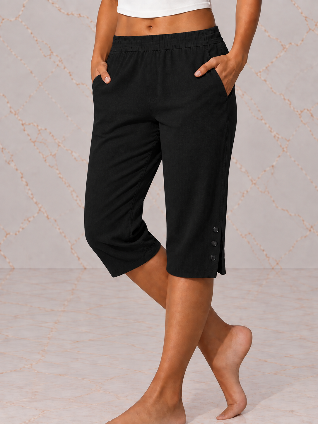 Eileen™ Relaxed Capri Pants