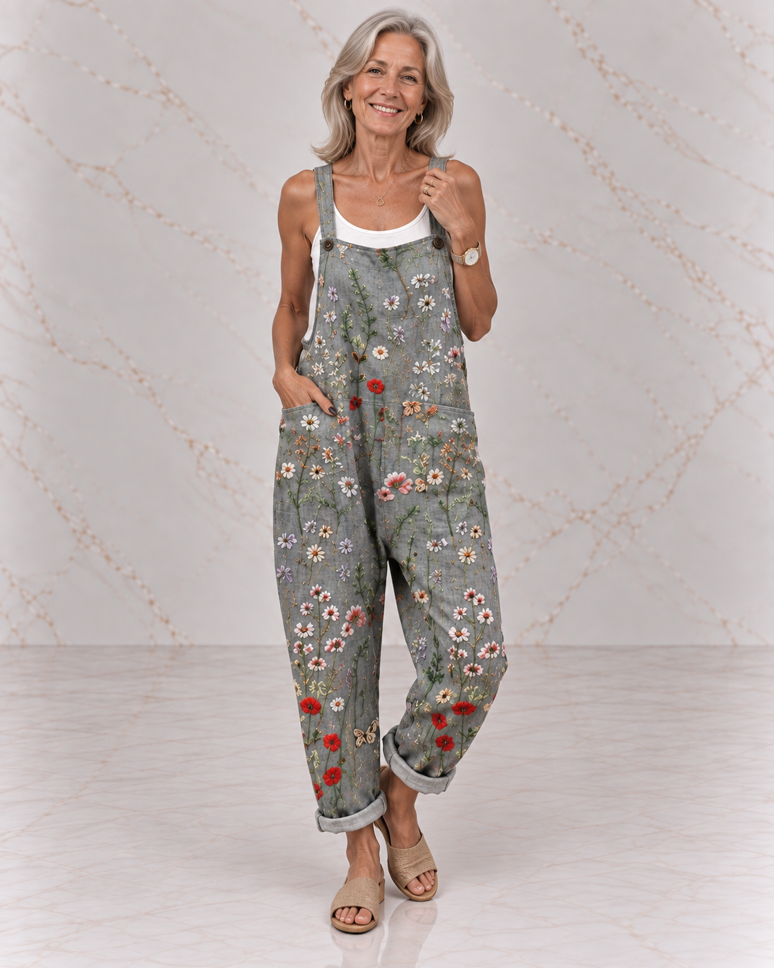 Arddun | Printed Overalls Relaxed