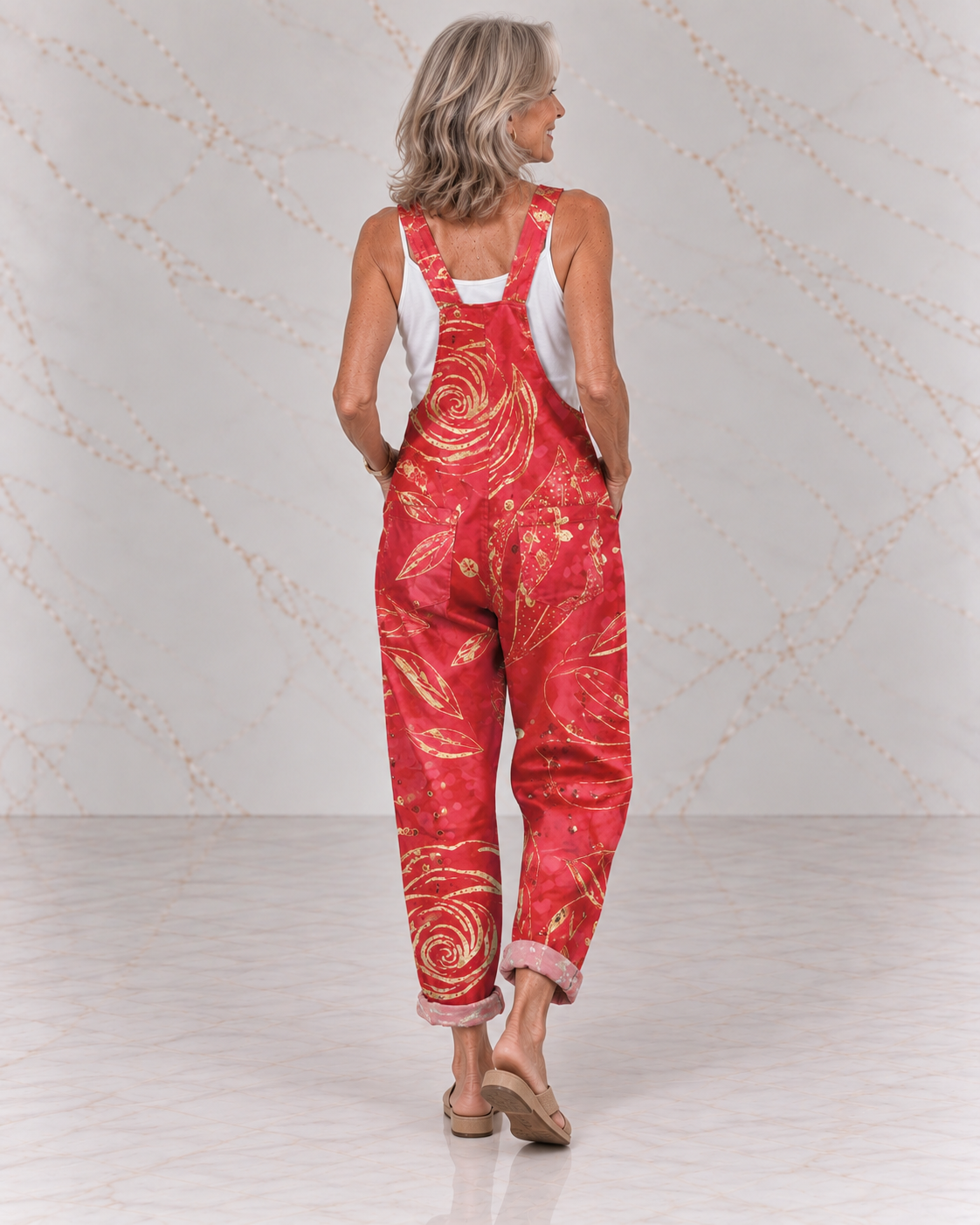 Arddun | Printed Overalls Relaxed