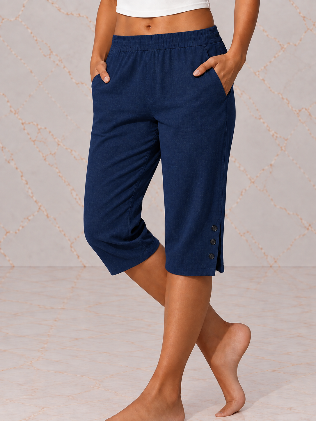 Eileen™ Relaxed Capri Pants