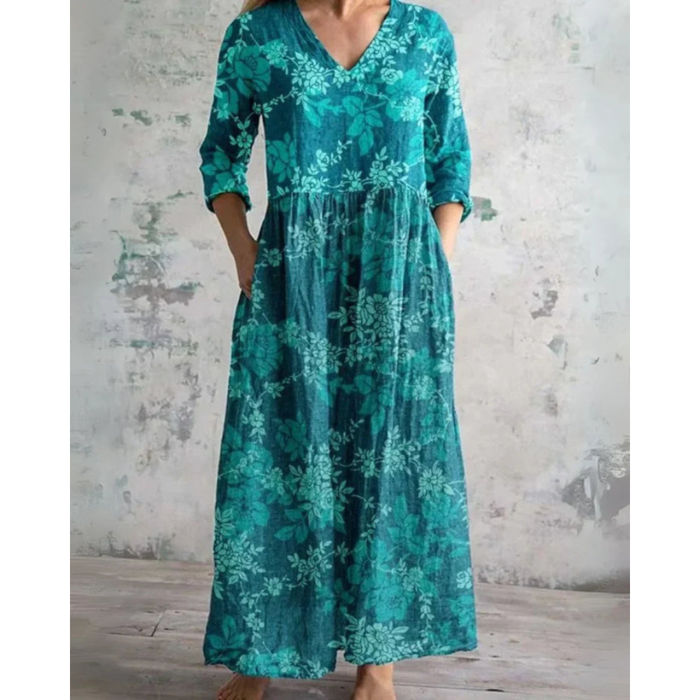 Emery™ Vintage Floral Maxi Dress