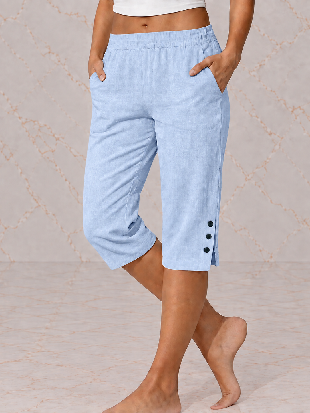Eileen™ Relaxed Capri Pants