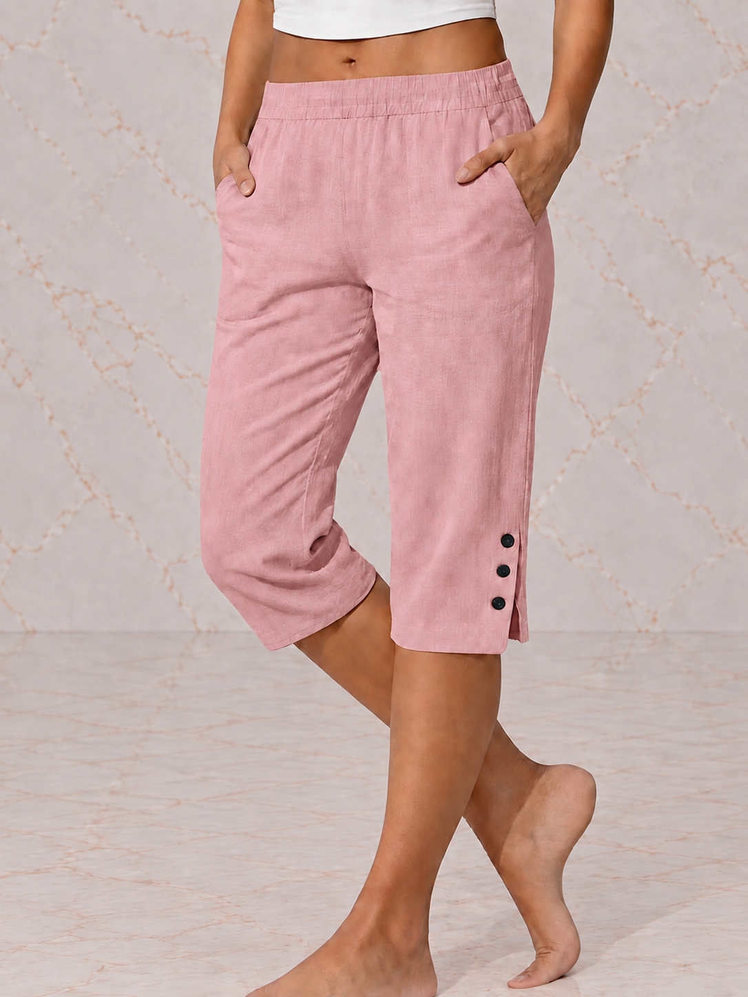 Eileen™ Relaxed Capri Pants