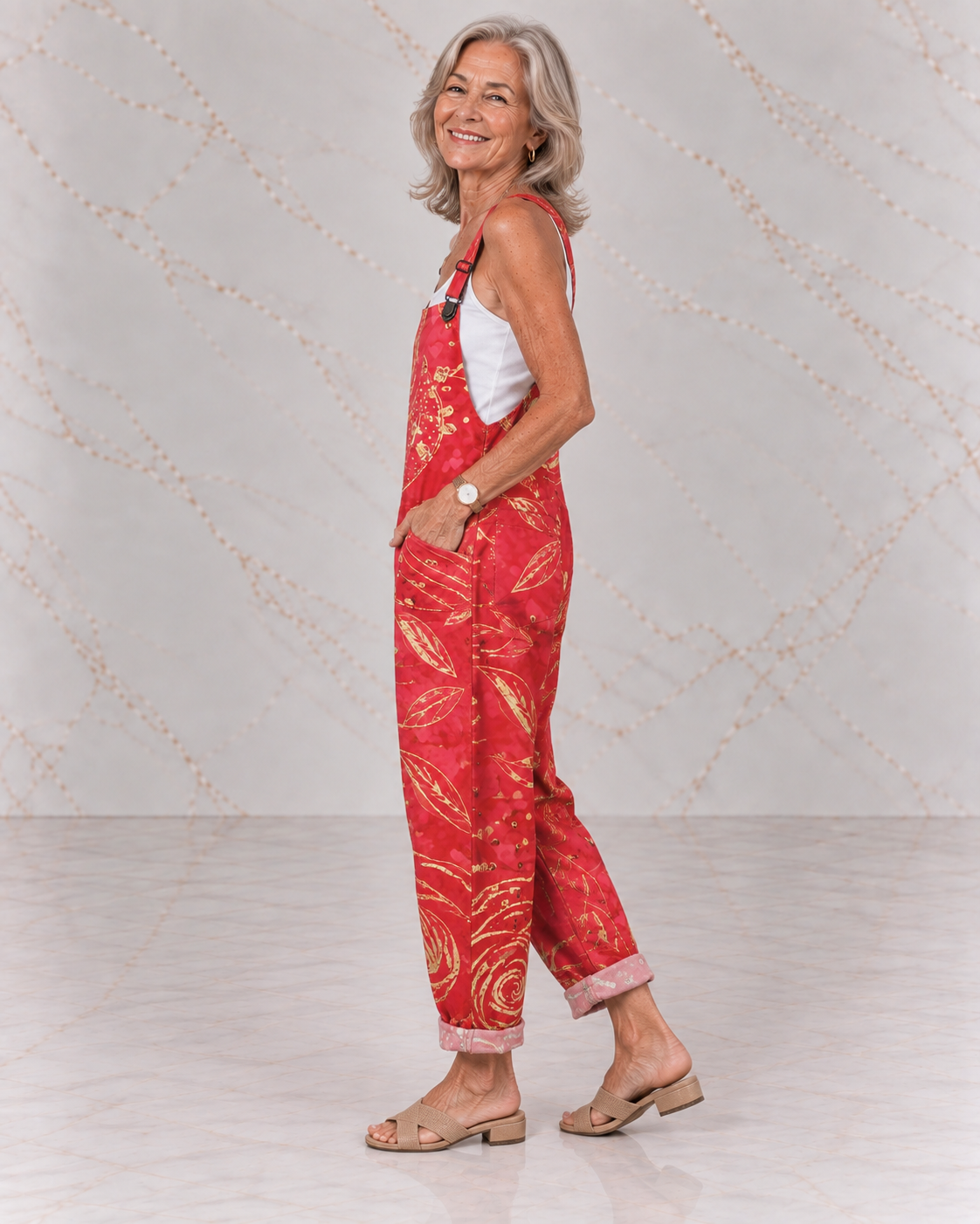 Arddun | Printed Overalls Relaxed