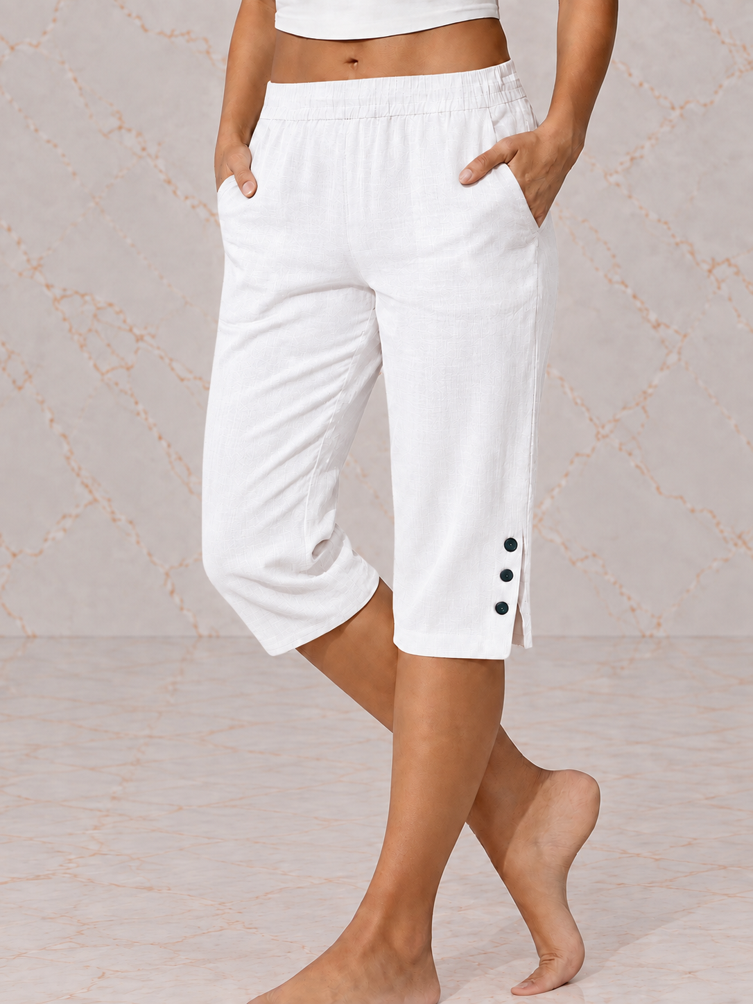 Eileen™ Relaxed Capri Pants